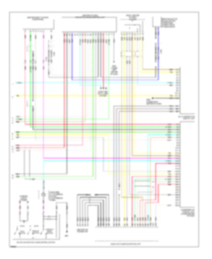 Base Radio Wiring Diagram (2 of 2) for Honda Accord EX 2013