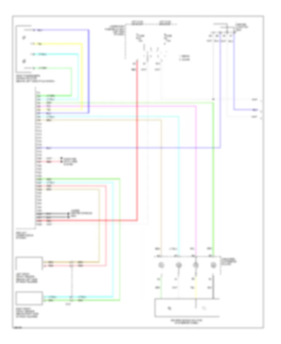 Supplemental Restraints Wiring Diagram 1 of 4 for Honda Accord EX 2013