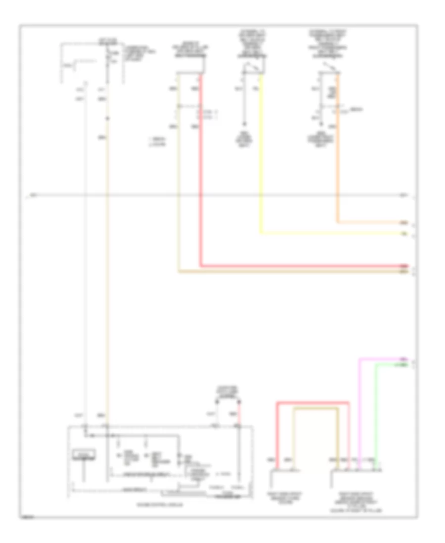 Supplemental Restraints Wiring Diagram 3 of 4 for Honda Accord EX 2013