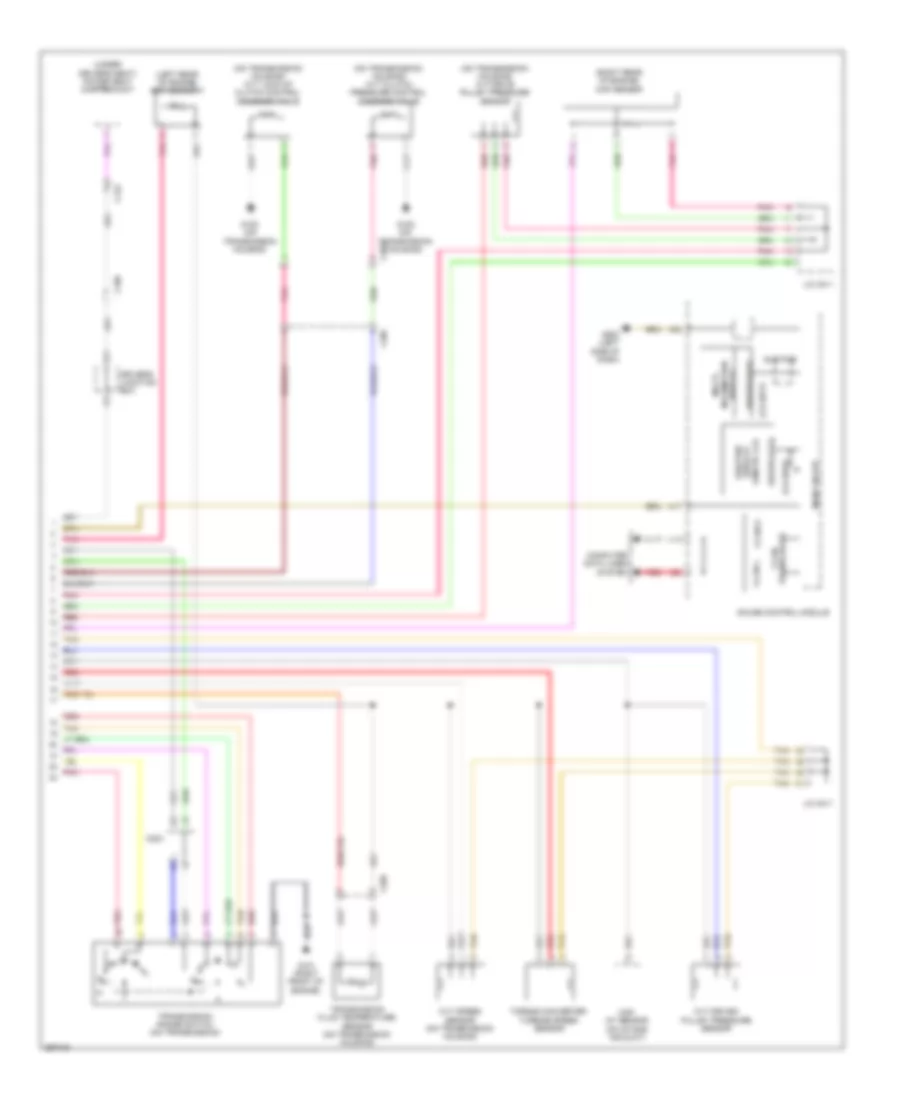 Transmission Wiring Diagram, CVT (2 of 2) for Honda Accord EX 2013