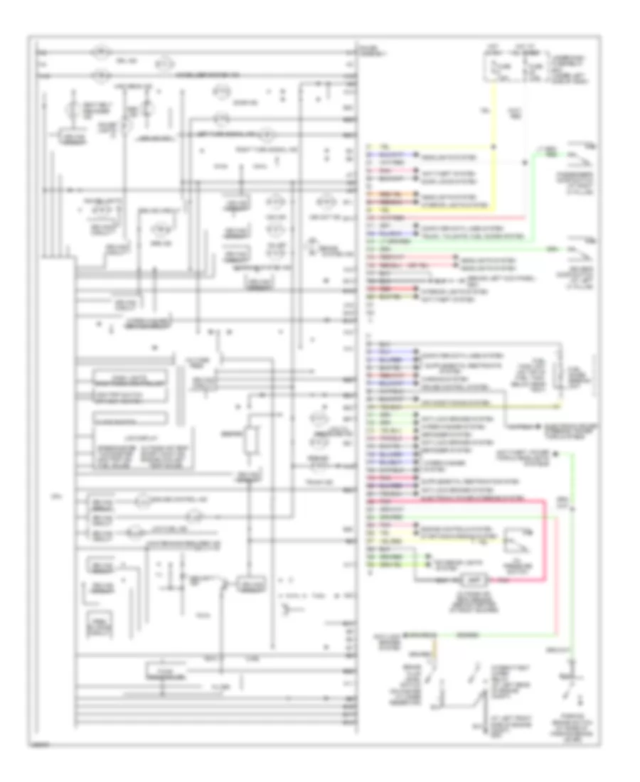 Instrument Cluster Wiring Diagram for Honda S2007 2000