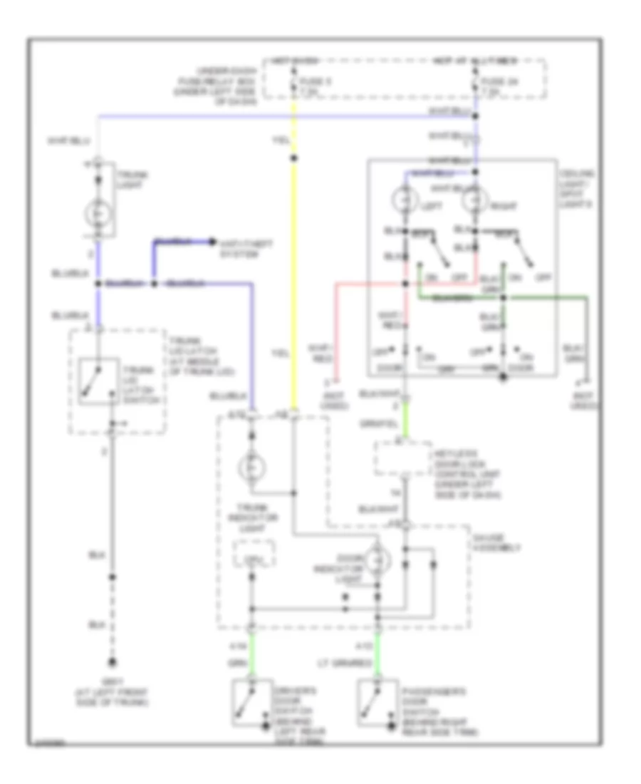 Courtesy Lamps Wiring Diagram for Honda S2007 2000