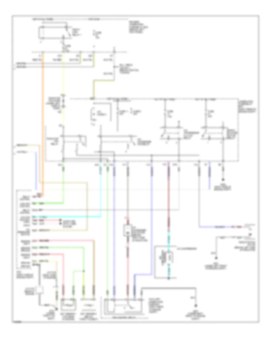 Automatic A C Wiring Diagram 3 of 3 for Honda Odyssey LX 2009