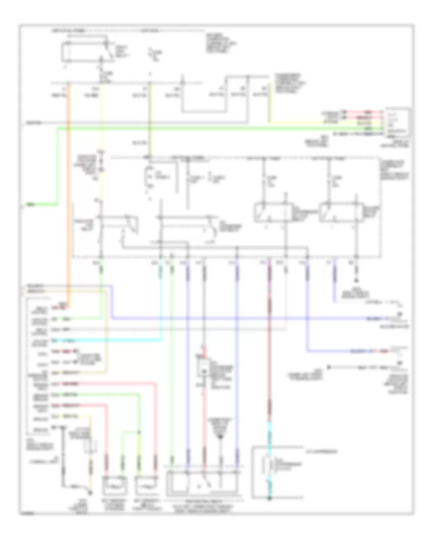 Manual A C Wiring Diagram 2 of 2 for Honda Odyssey LX 2009
