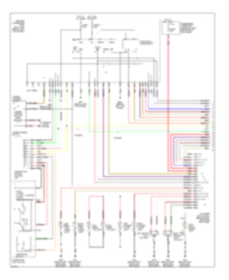 Exterior Lamps Wiring Diagram (1 of 2) for Honda Odyssey LX 2009