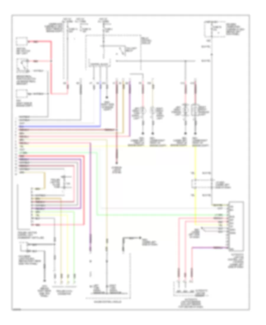 Exterior Lamps Wiring Diagram 2 of 2 for Honda Odyssey LX 2009