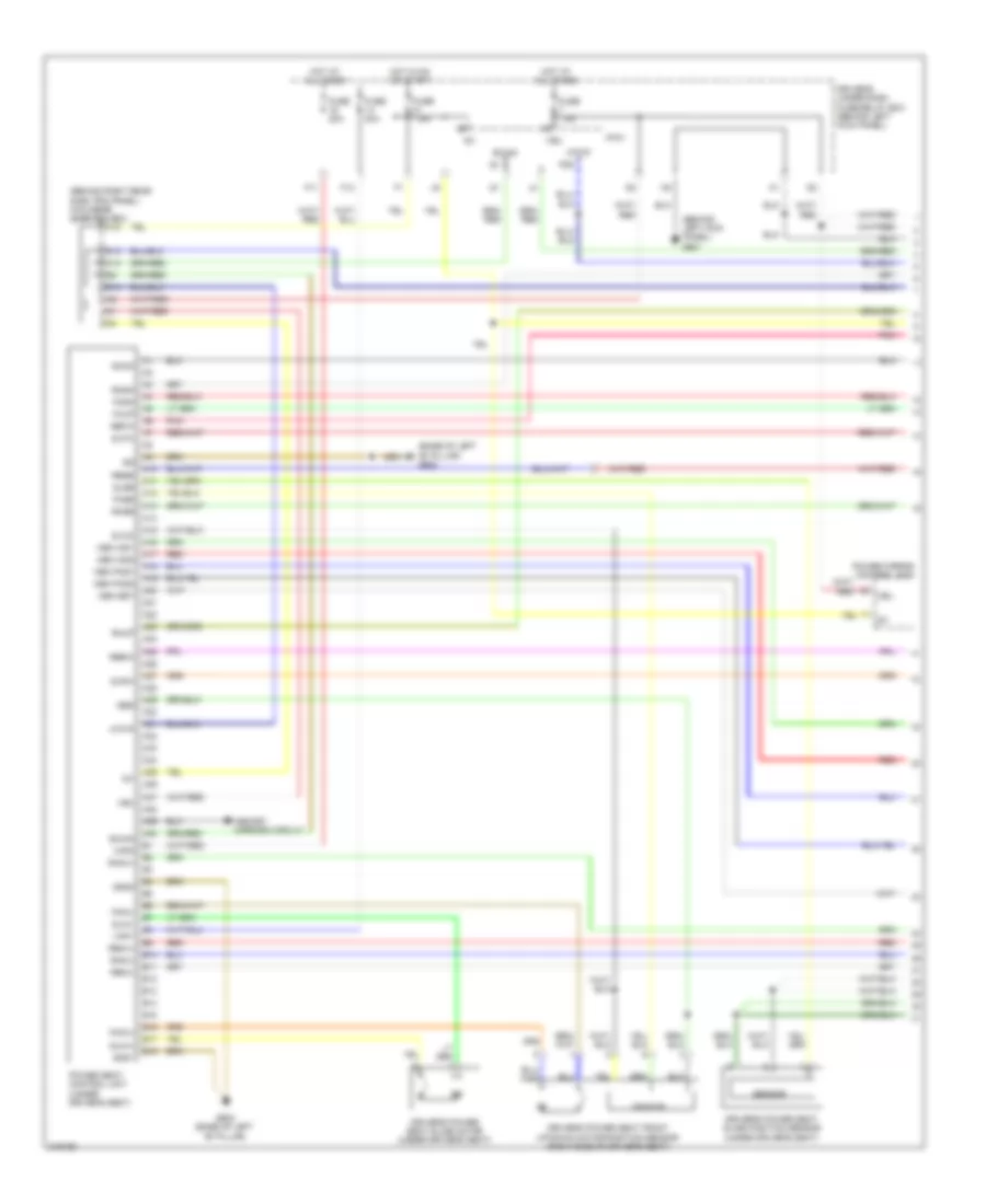 Memory Seat Wiring Diagram (1 of 2) for Honda Odyssey LX 2009