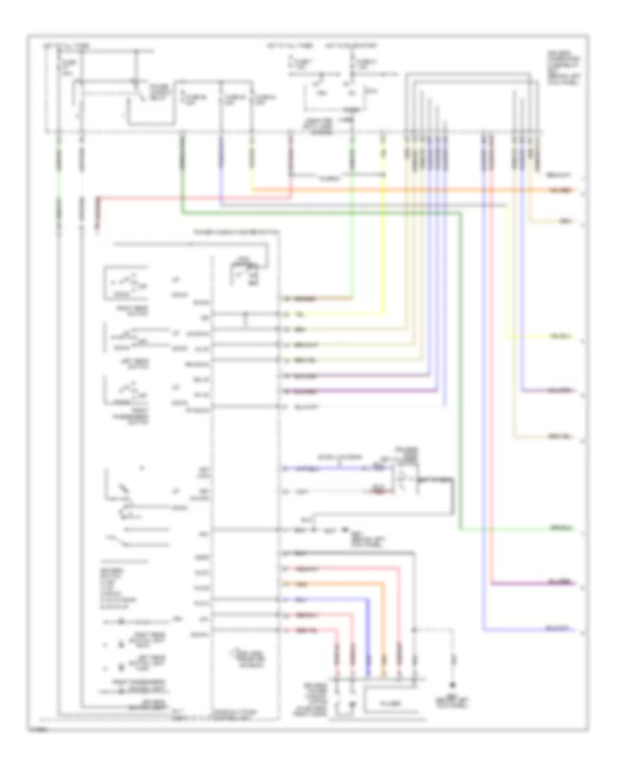 Power Windows Wiring Diagram 1 of 2 for Honda Odyssey LX 2009