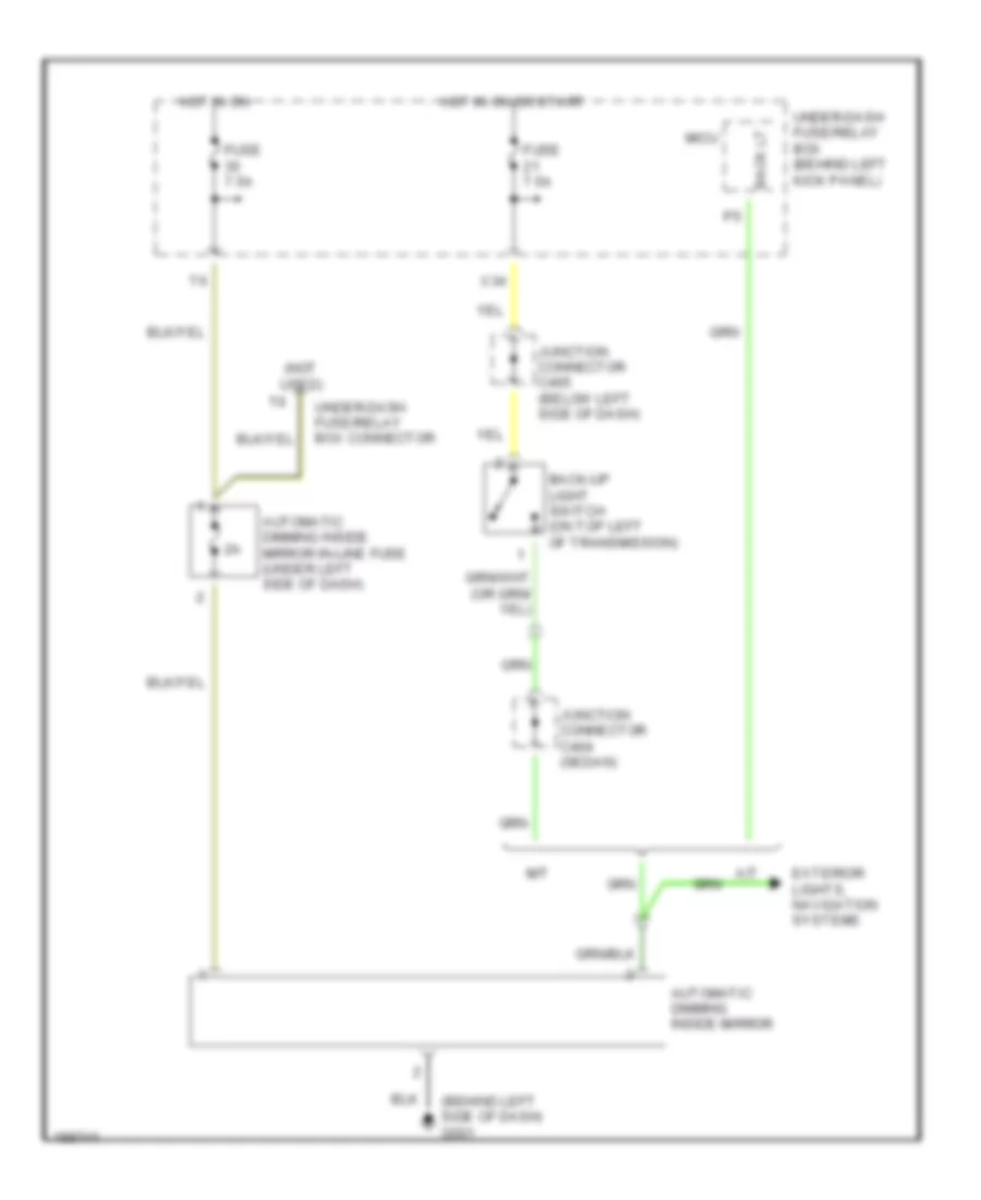 Automatic Day Night Mirror Wiring Diagram for Honda Accord EX 2004