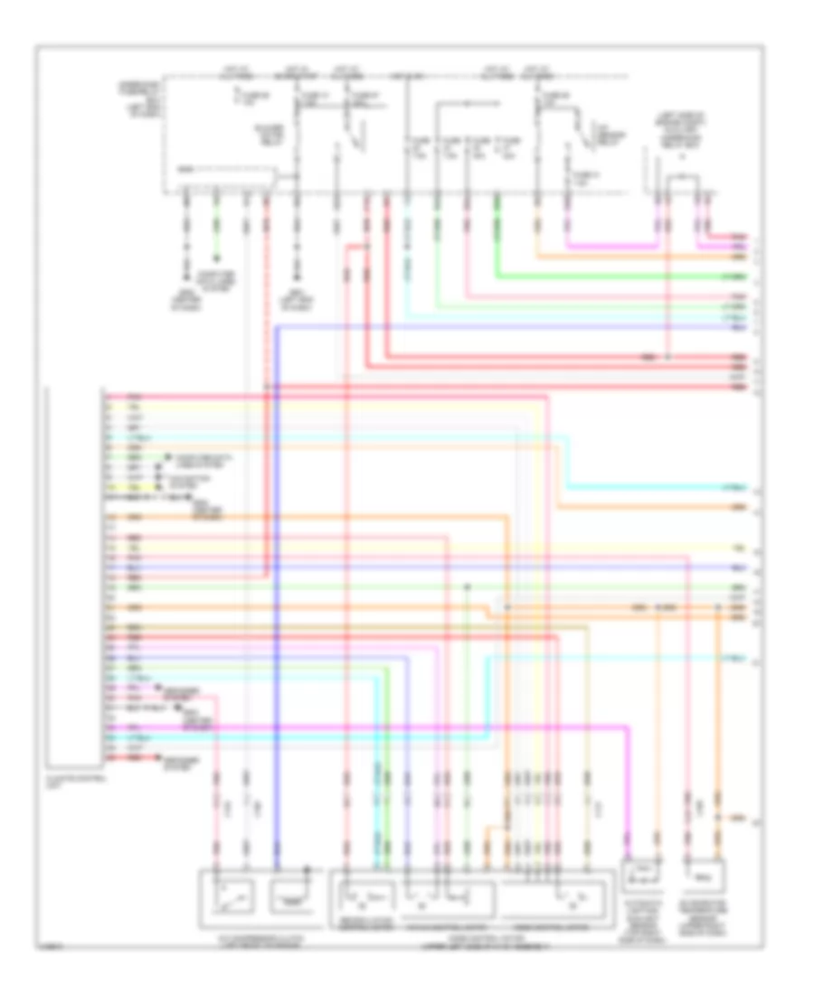 Automatic A C Wiring Diagram 1 of 2 for Honda CR Z 2011