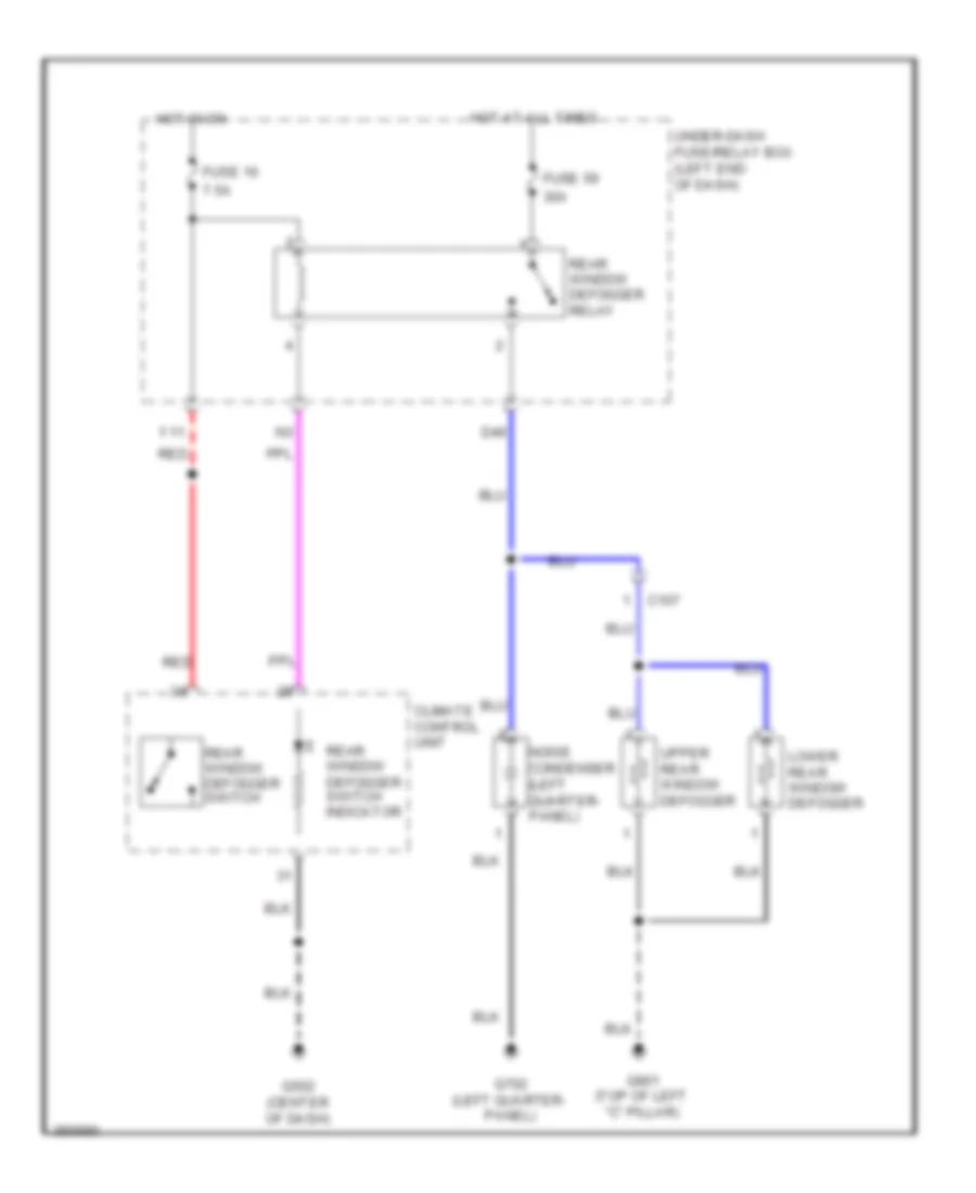 Defoggers Wiring Diagram without Power Mirror Defogger for Honda CR Z 2011