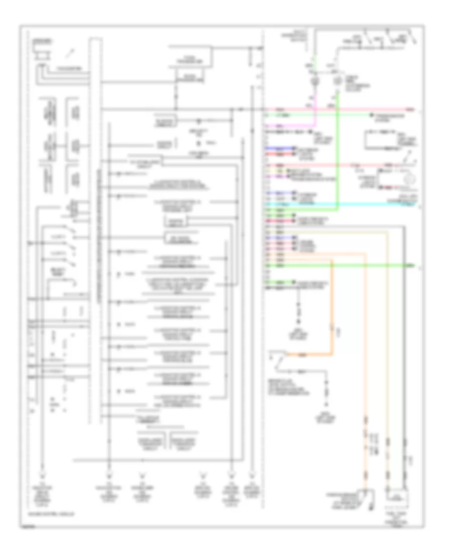 Instrument Cluster Wiring Diagram 1 of 2 for Honda CR Z 2011