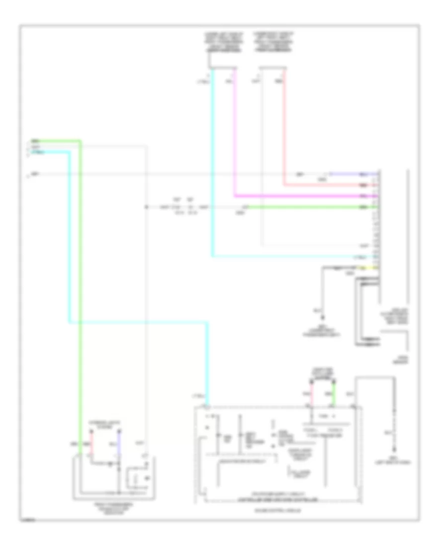 Supplemental Restraints Wiring Diagram 3 of 3 for Honda CR Z 2011