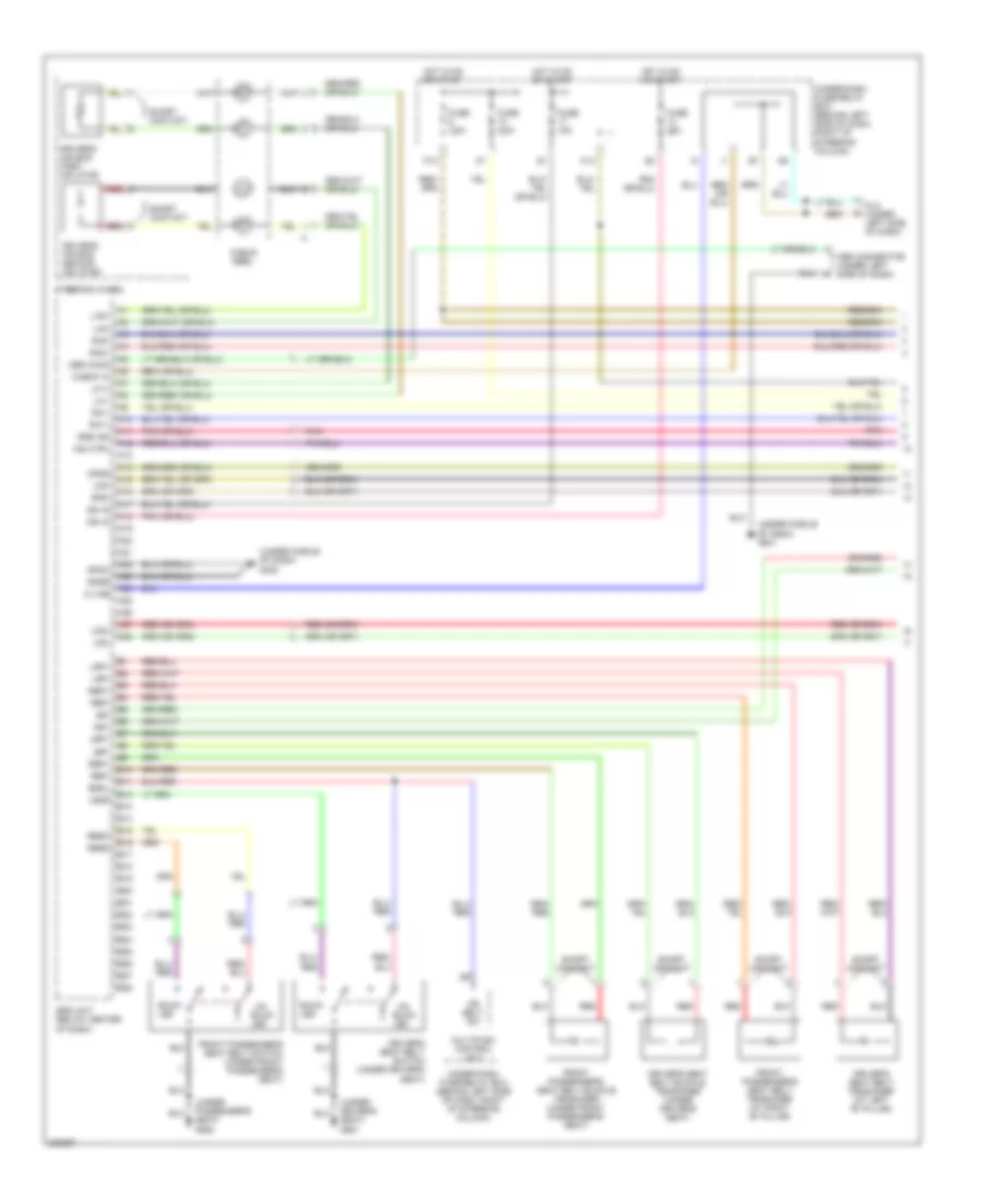 Supplemental Restraints Wiring Diagram 1 of 3 for Honda CR V LX 2006