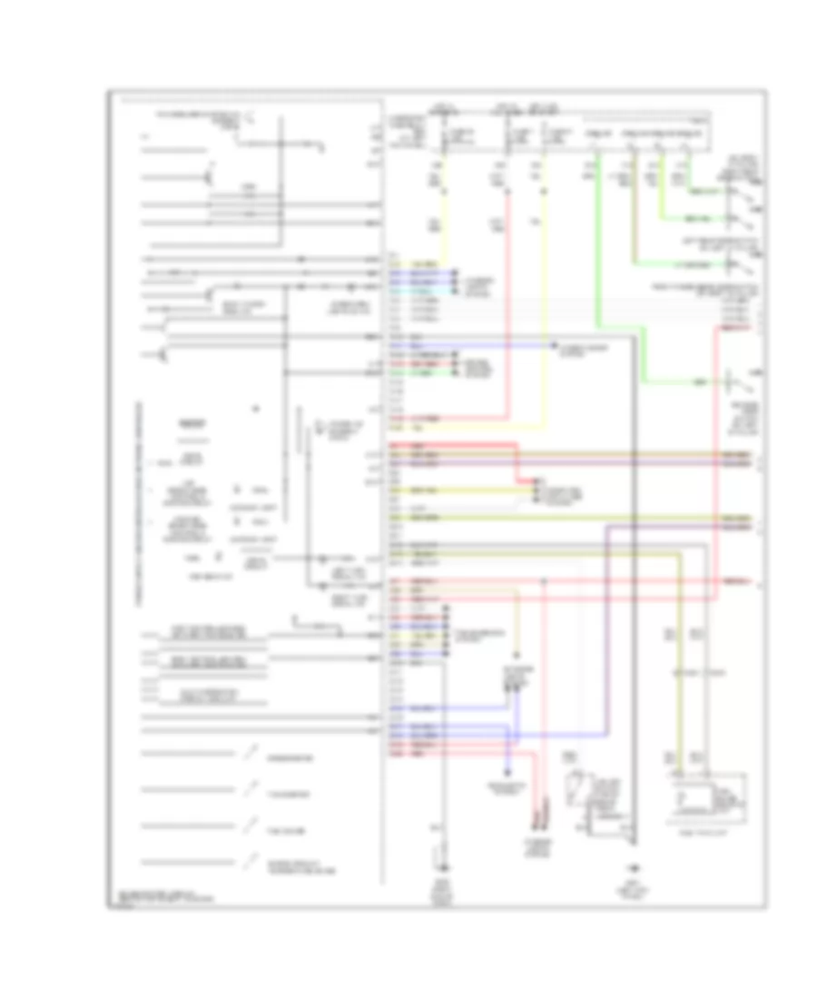 Instrument Cluster Wiring Diagram 1 of 2 for Honda Ridgeline Sport 2013