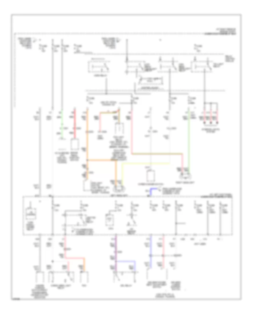Power Distribution Wiring Diagram 2 of 5 for Honda Ridgeline Sport 2013