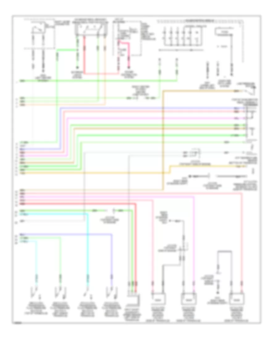 Transmission Wiring Diagram (2 of 2) for Honda Odyssey Touring 2014