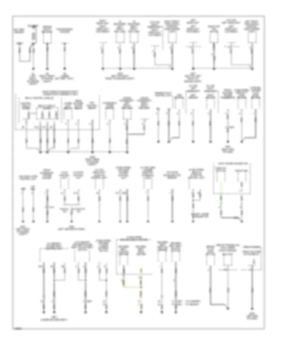 Ground Distribution Wiring Diagram 1 of 5 for Honda Odyssey Touring 2014