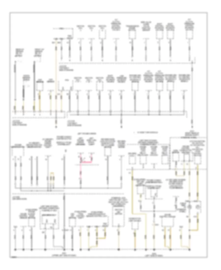 Ground Distribution Wiring Diagram 2 of 5 for Honda Odyssey Touring 2014