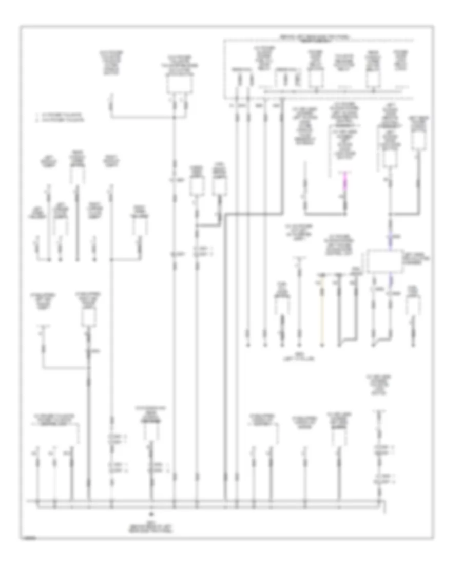 Ground Distribution Wiring Diagram 4 of 5 for Honda Odyssey Touring 2014