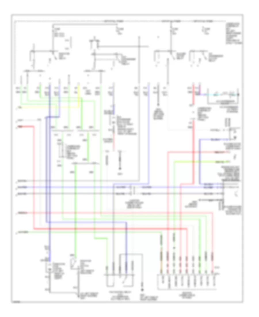Manual A C Wiring Diagram 2 of 2 for Honda Accord LX 2004