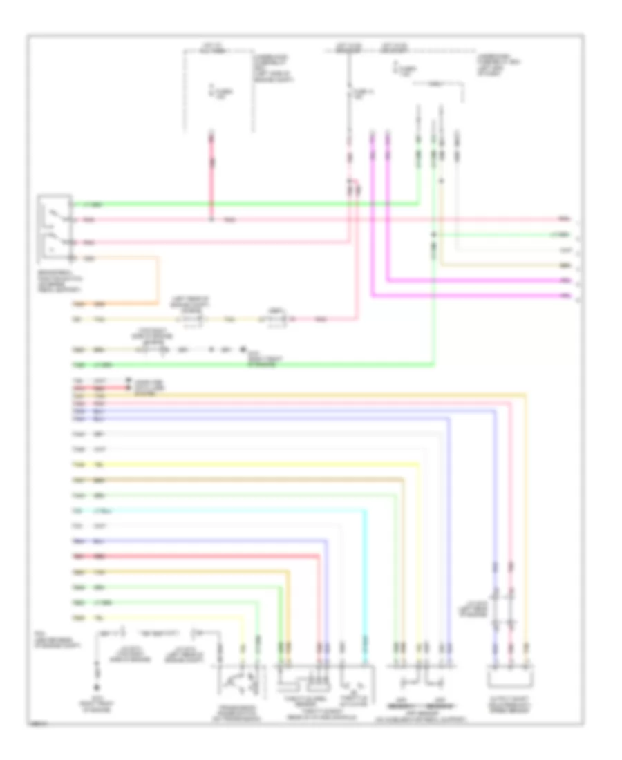 Adaptive Cruise Control Wiring Diagram 1 of 2 for Honda Accord LX 2013