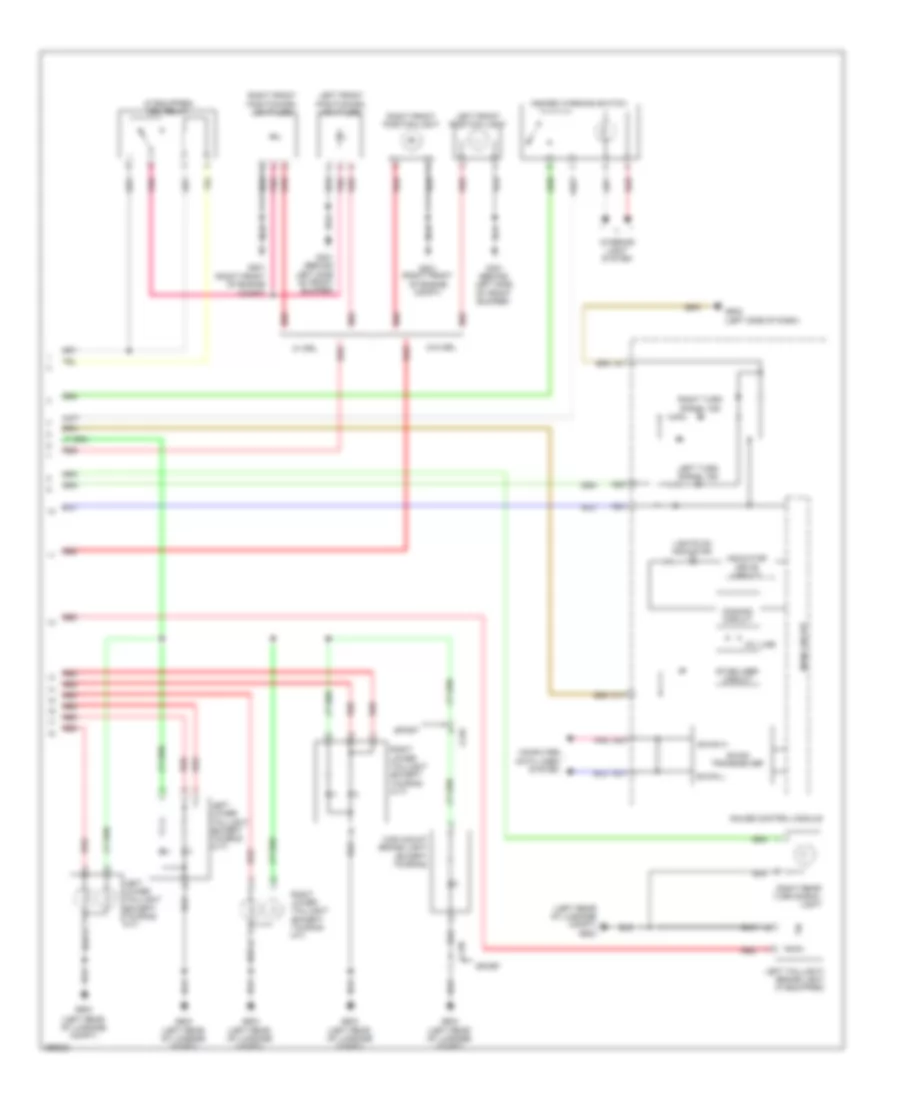 Exterior Lamps Wiring Diagram 3 of 3 for Honda Accord LX 2013