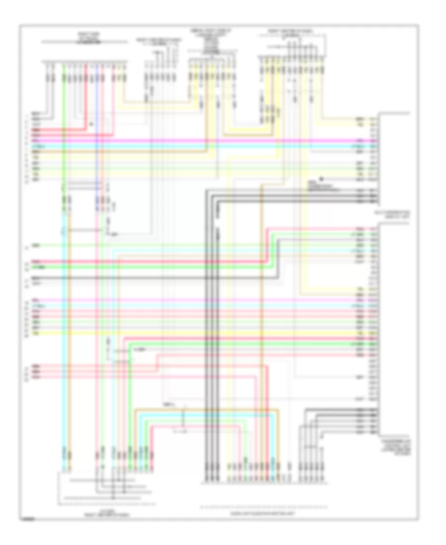 Navigation Wiring Diagram 5 of 5 for Honda Accord LX 2013
