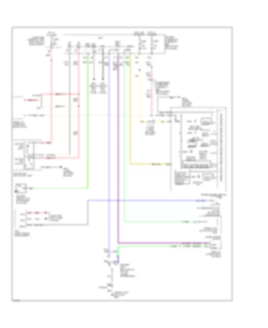 Chime Wiring Diagram for Honda Odyssey Touring 2009