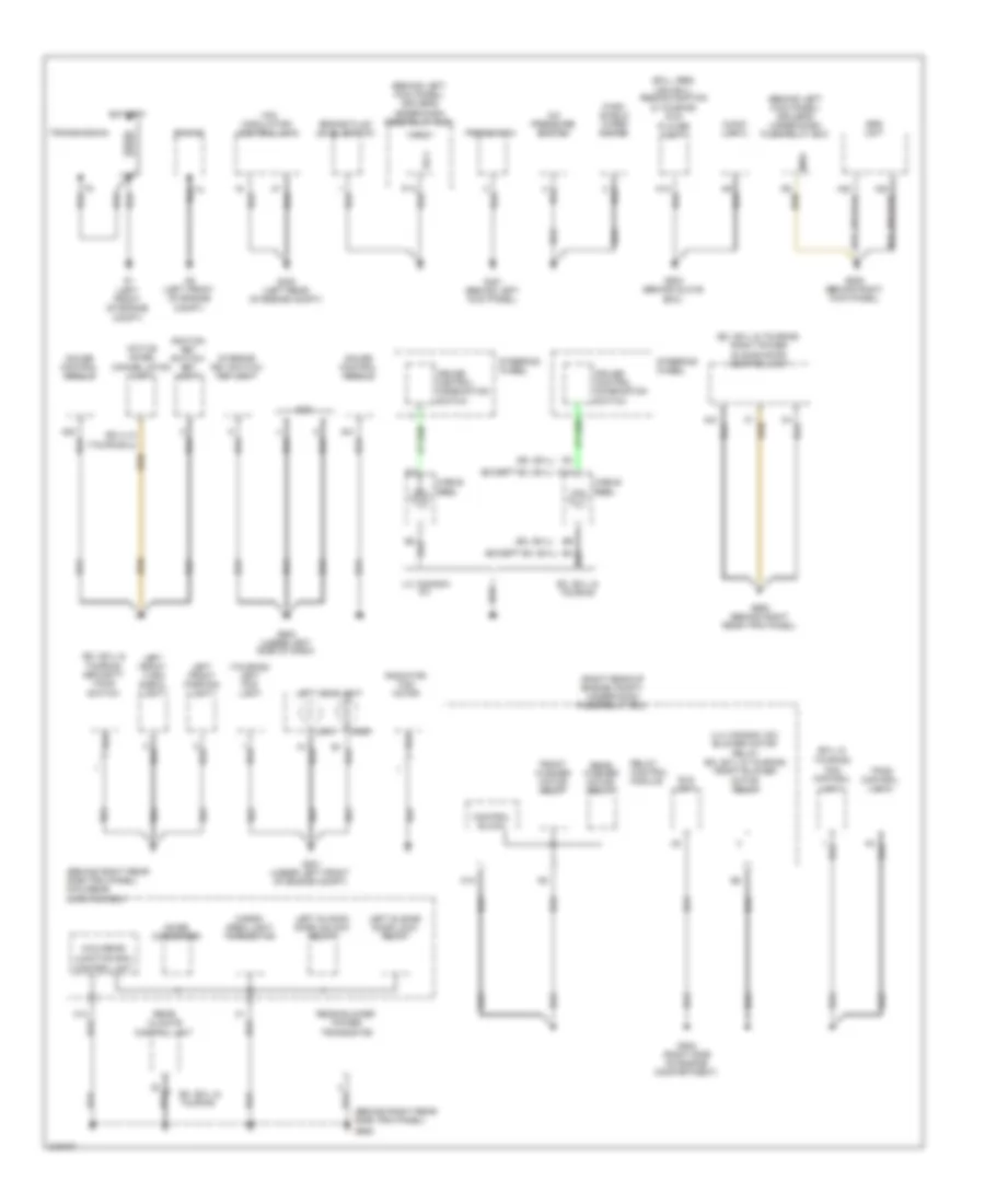 Ground Distribution Wiring Diagram 1 of 5 for Honda Odyssey Touring 2009
