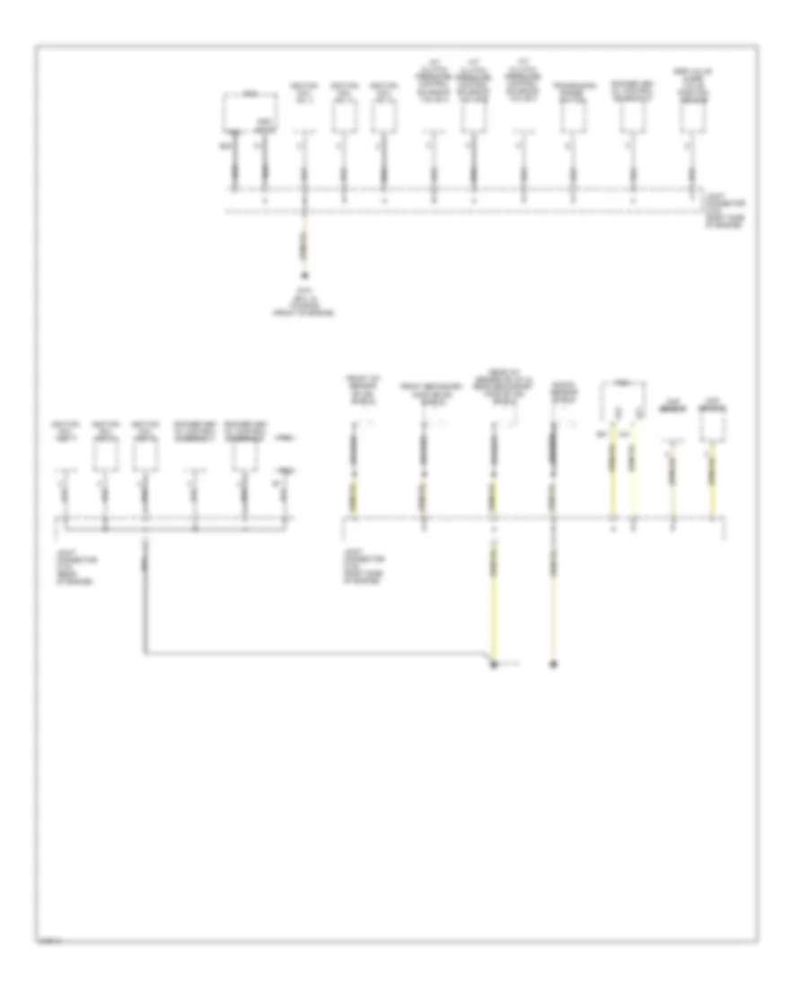 Ground Distribution Wiring Diagram (5 of 5) for Honda Odyssey Touring 2009