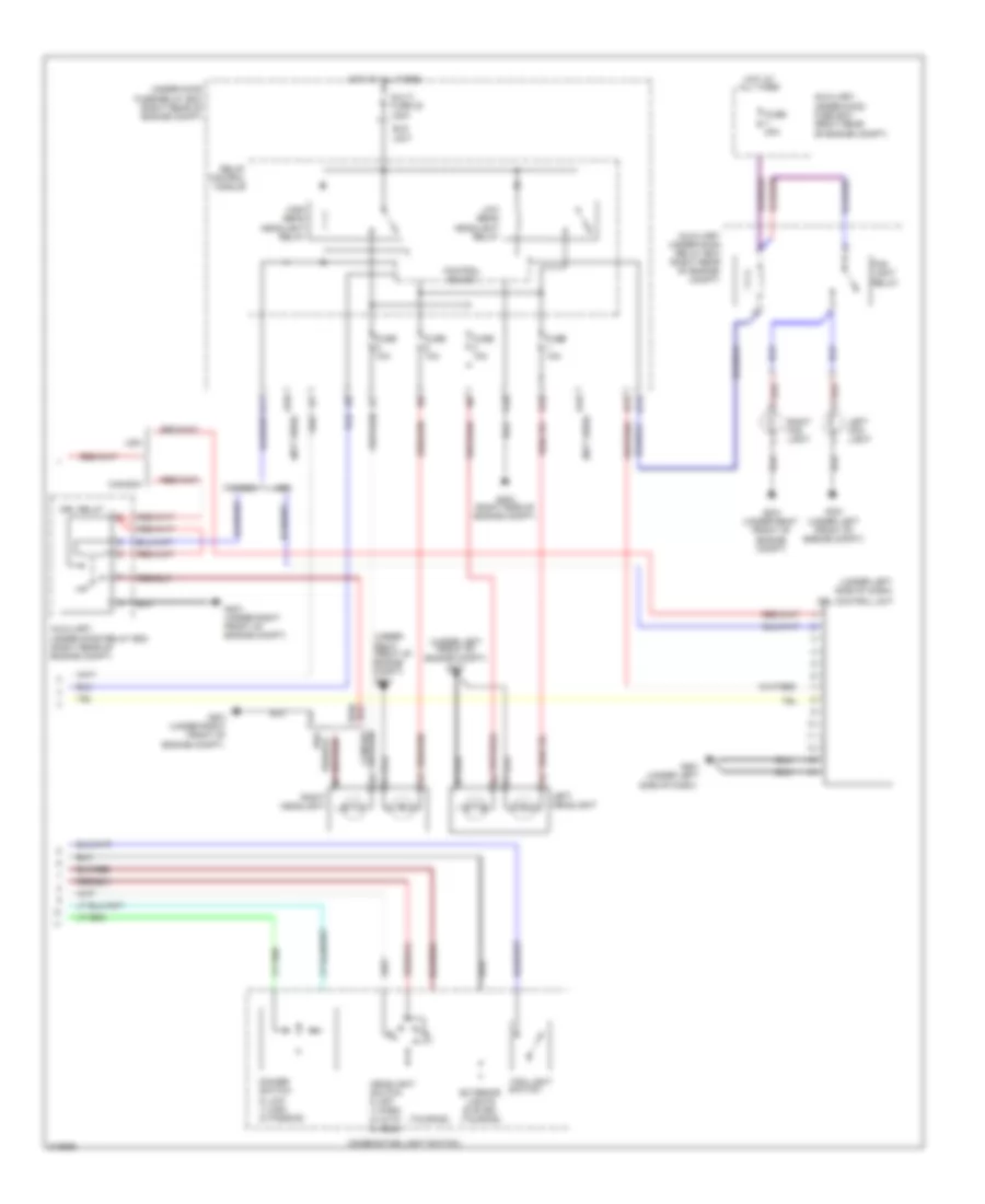 Headlights Wiring Diagram Touring 2 of 2 for Honda Odyssey Touring 2009