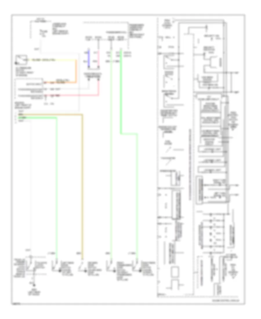 Instrument Cluster Wiring Diagram 2 of 2 for Honda Accord EX 2008