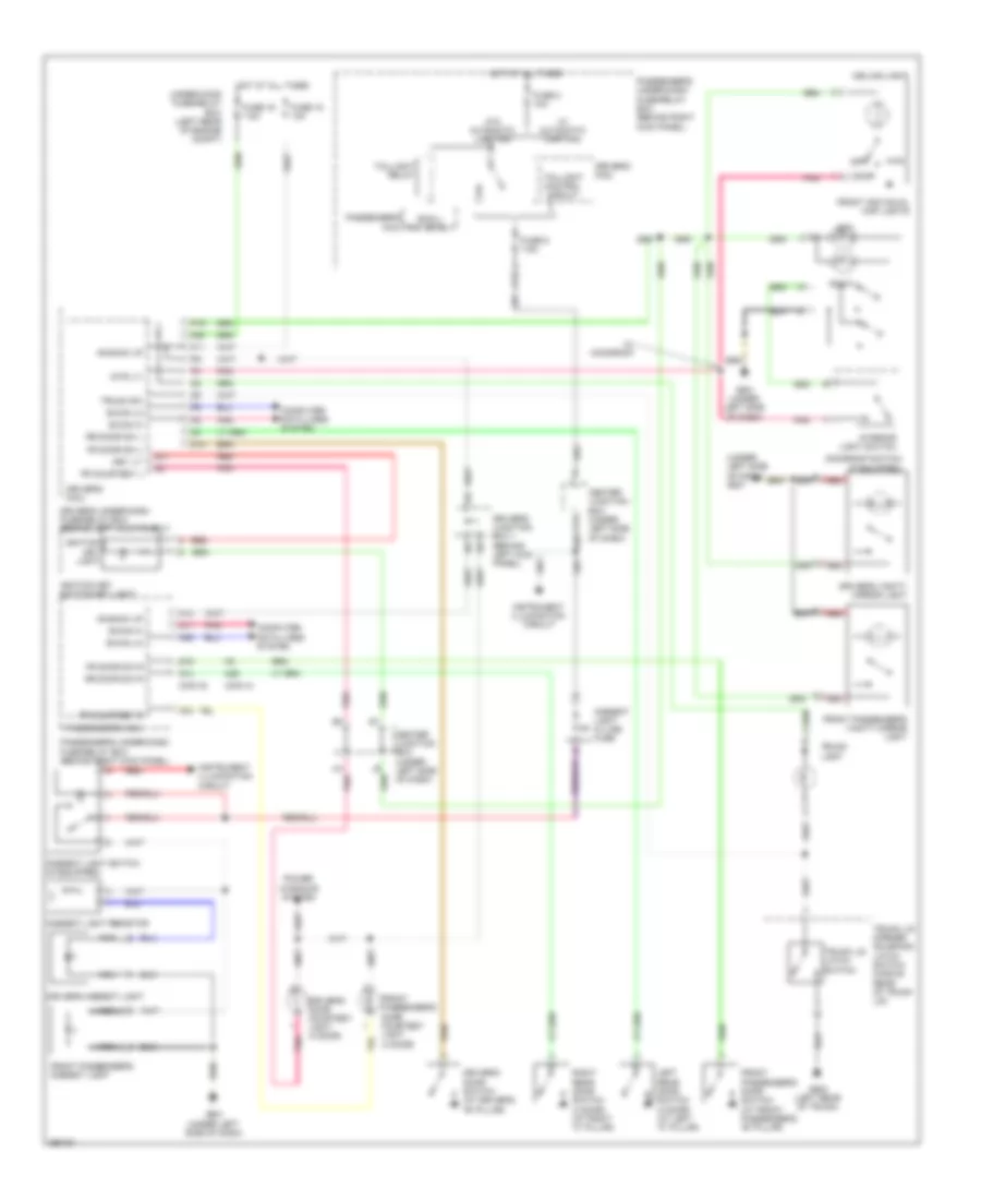 Courtesy Lamps Wiring Diagram for Honda Accord EX 2008