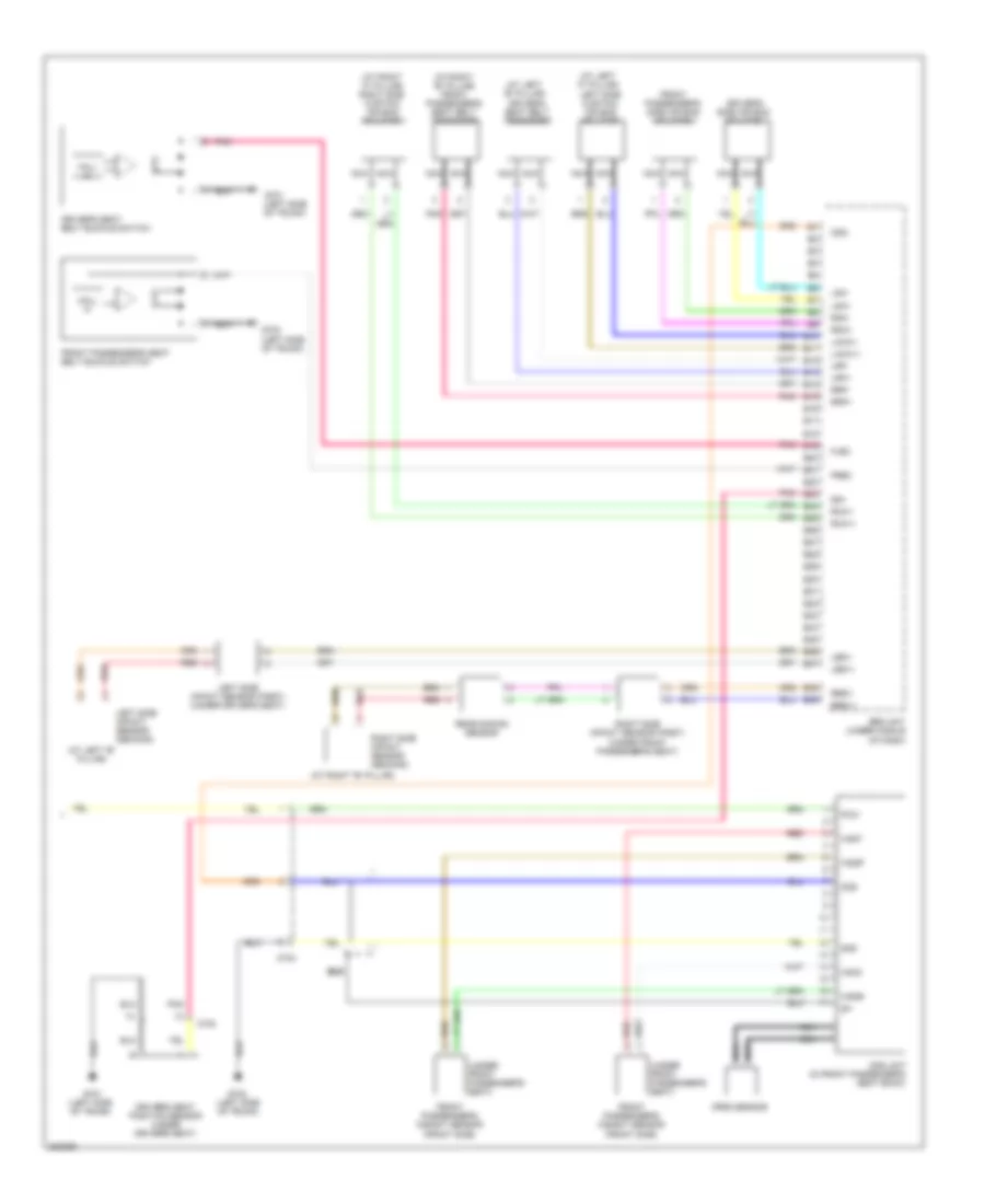 Supplemental Restraints Wiring Diagram Coupe 2 of 2 for Honda Accord EX 2008