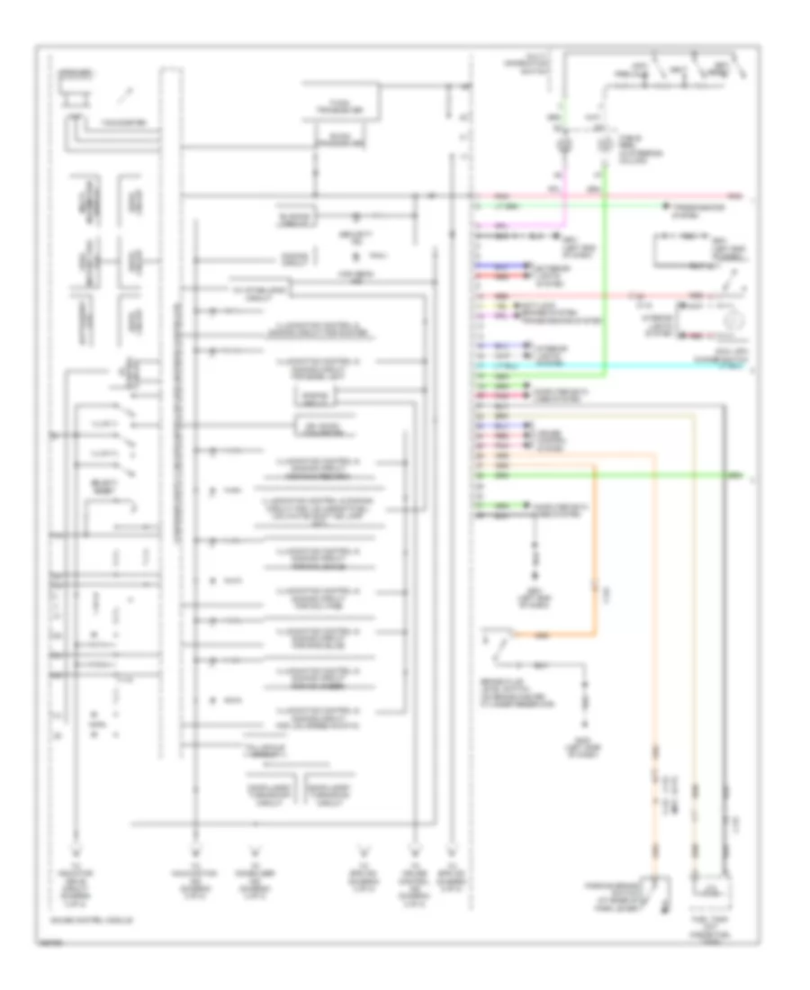 Instrument Cluster Wiring Diagram 1 of 2 for Honda CR Z EX 2011
