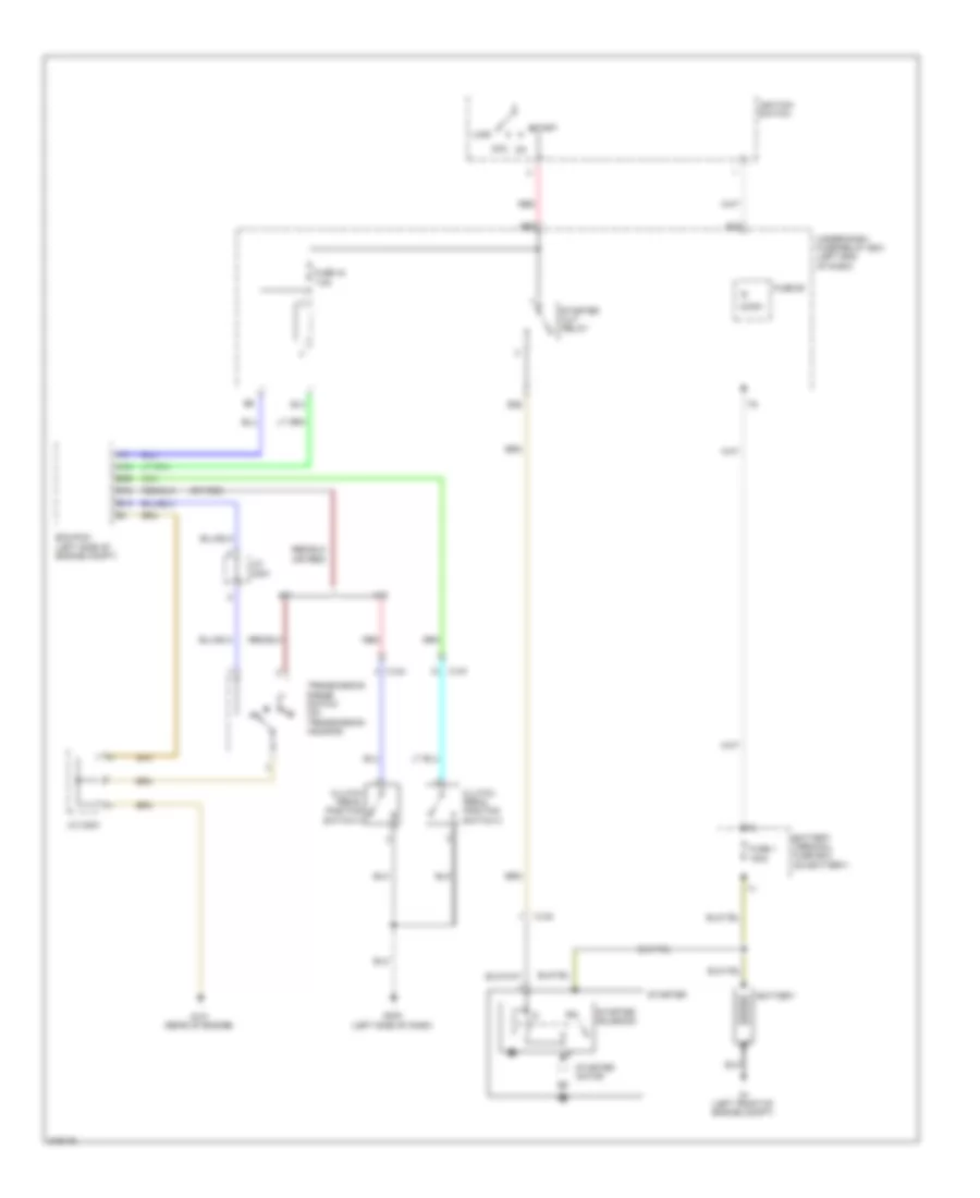 Starting Wiring Diagram for Honda CR Z EX 2011