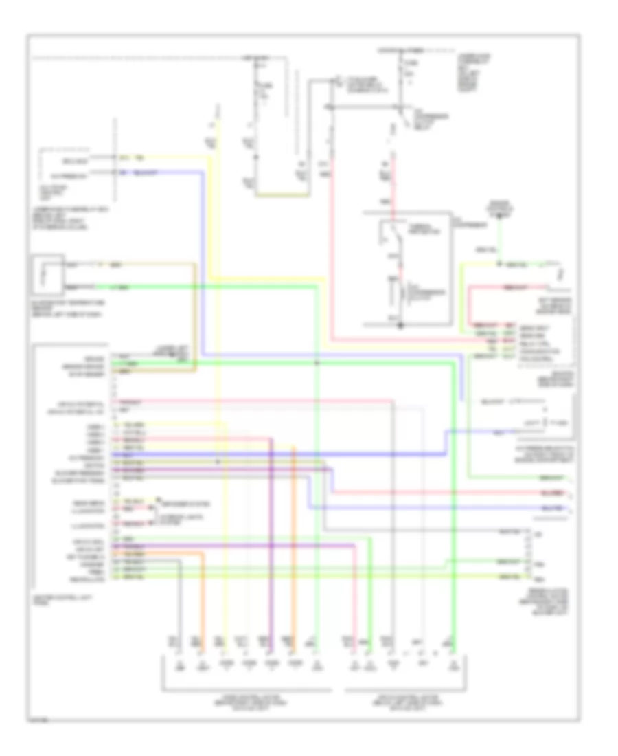 Manual AC Wiring Diagram (1 of 2) for Honda CR-V SE 2006