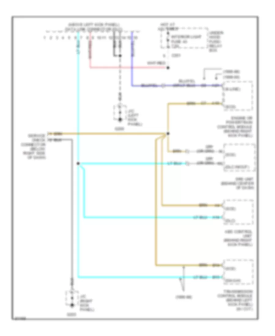 Computer Data Lines for Honda Civic DX 1996