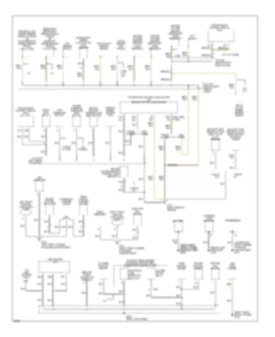 Ground Distribution Wiring Diagram 1 of 3 for Honda Civic DX 1996
