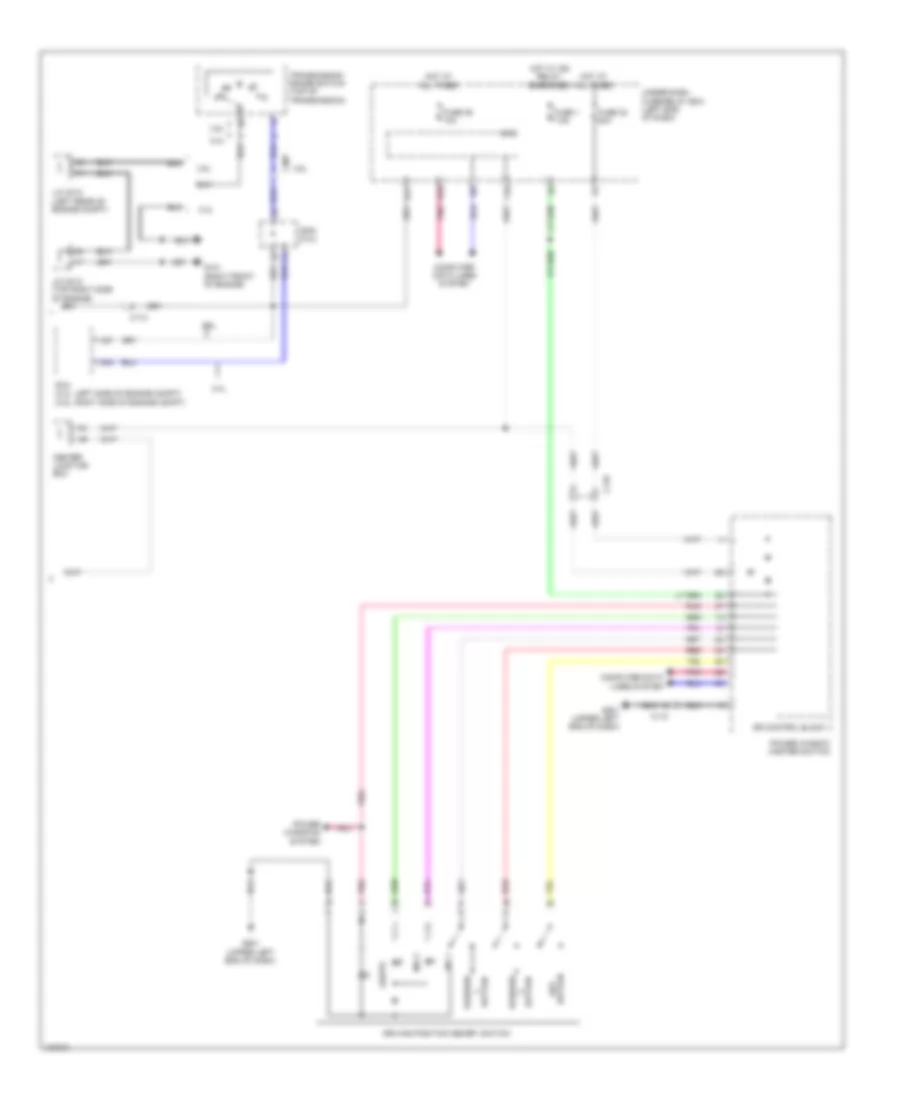 Memory Systems Wiring Diagram Except Hybrid 2 of 2 for Honda Accord EX 2014