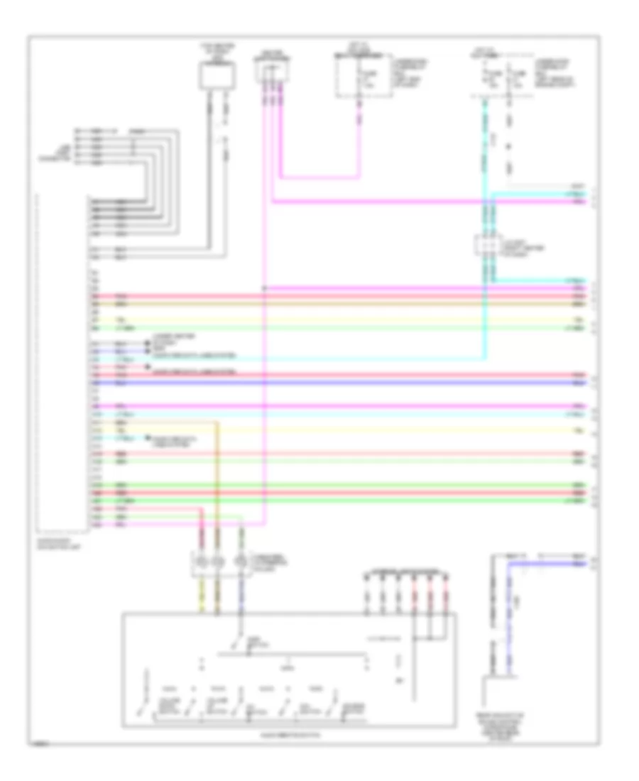 Navigation Wiring Diagram, Hybrid (1 of 5) for Honda Accord EX 2014