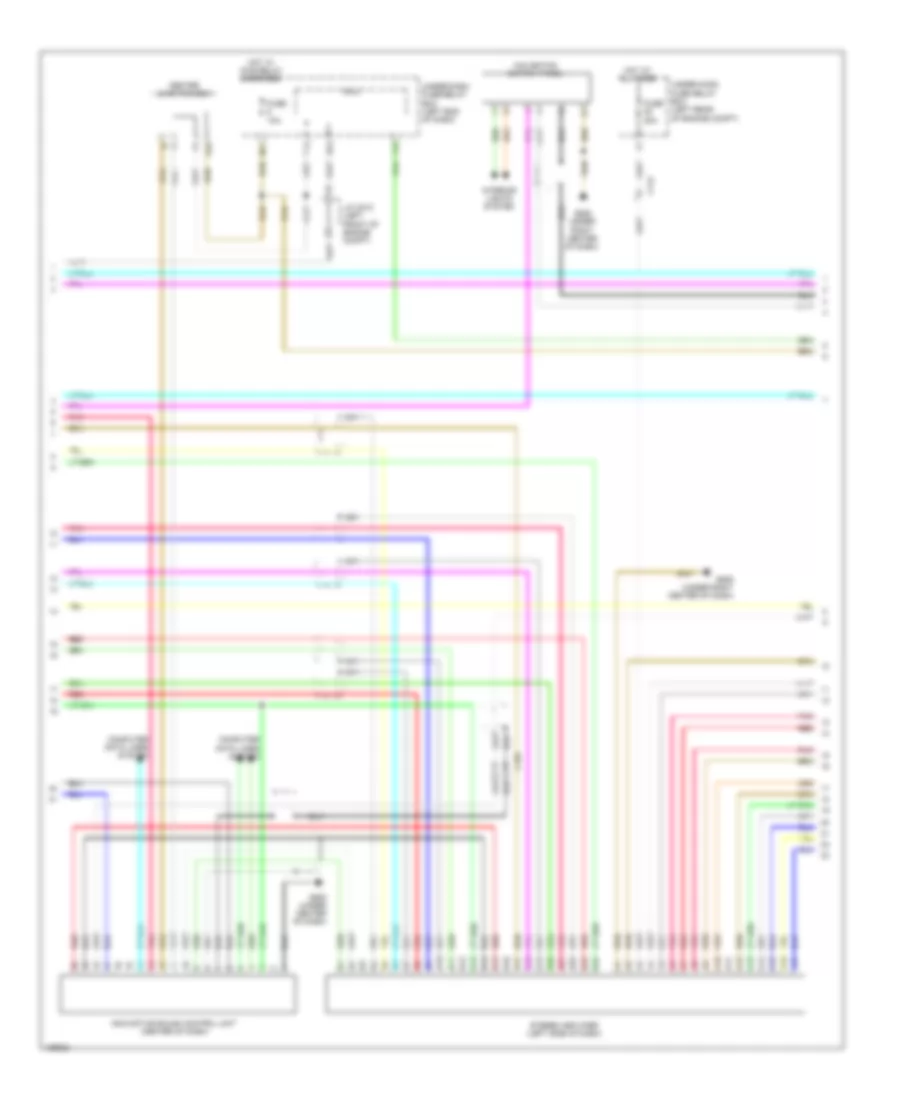 Navigation Wiring Diagram, Hybrid (2 of 5) for Honda Accord EX 2014