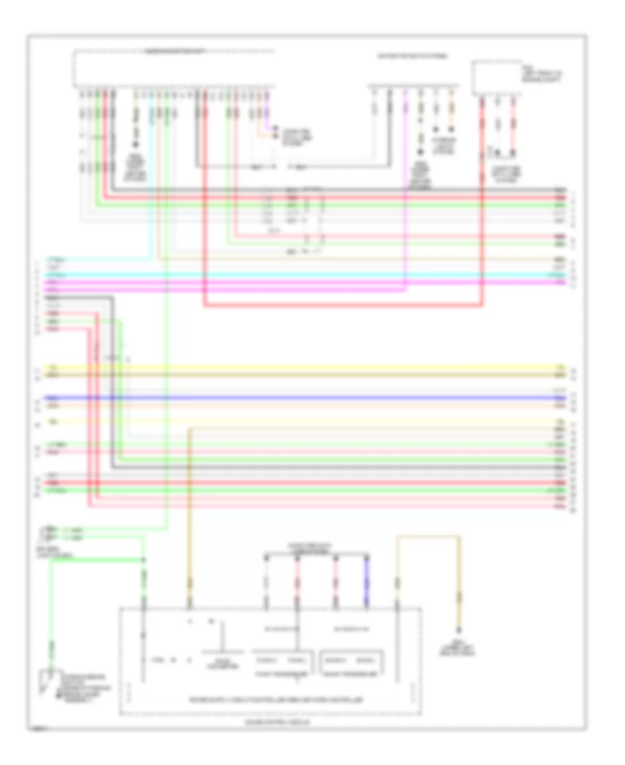 Navigation Wiring Diagram, Plug-In Hybrid (2 of 6) for Honda Accord EX 2014
