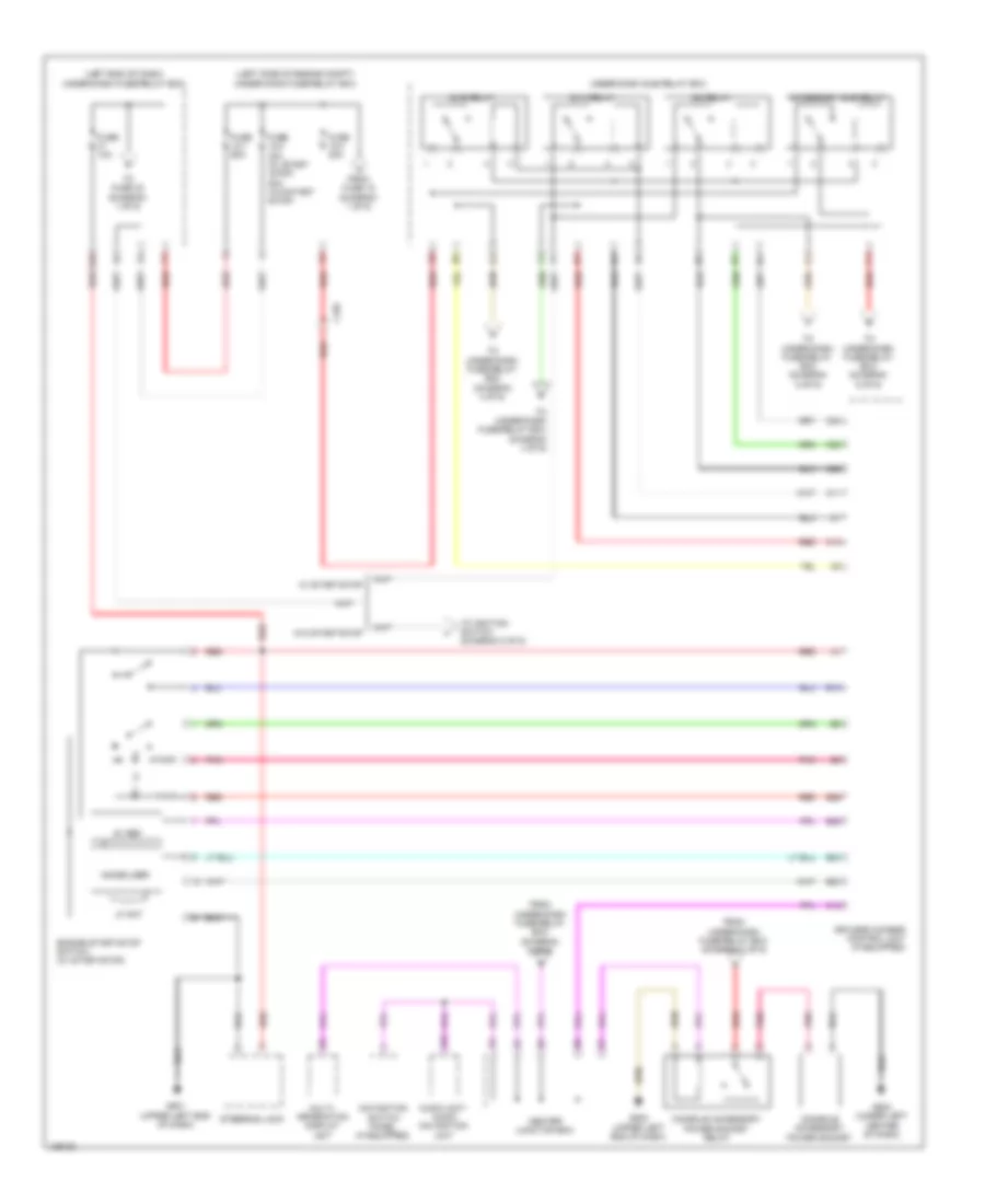Power Distribution Wiring Diagram Except Hybrid 6 of 6 for Honda Accord EX 2014