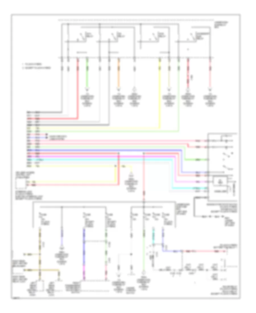 Power Distribution Wiring Diagram, Hybrid (2 of 5) for Honda Accord EX 2014