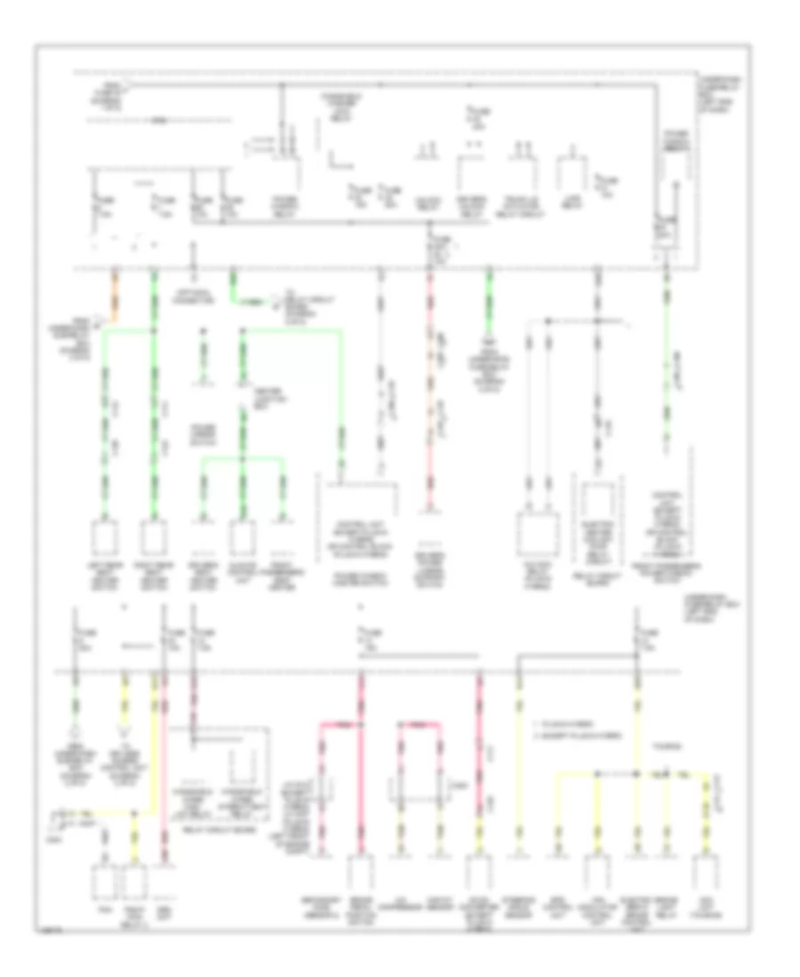 Power Distribution Wiring Diagram Hybrid 3 of 5 for Honda Accord EX 2014