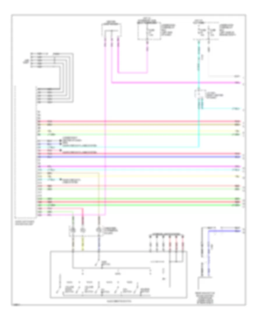 Premium Radio Wiring Diagram Except Hybrid without Navigation 1 of 5 for Honda Accord EX 2014