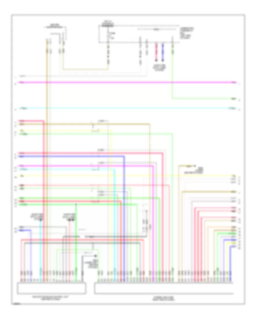 Premium Radio Wiring Diagram, Except Hybrid without Navigation (2 of 5) for Honda Accord EX 2014