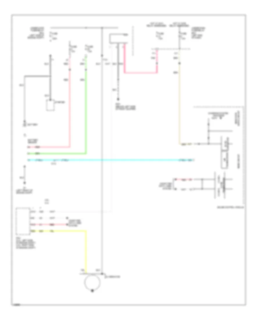 2 4L Charging Wiring Diagram for Honda Accord EX 2014